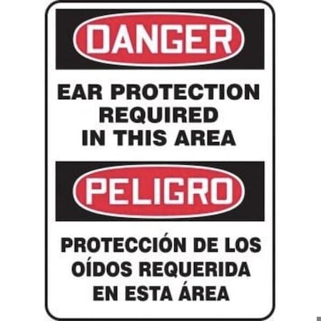Accuform BILINGUAL Safety Sign  SPANISH SBMPPE108XL SBMPPE108XL